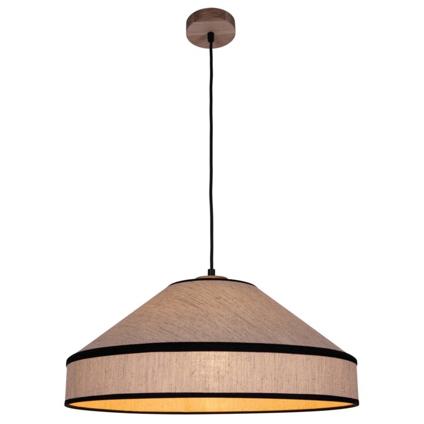 Luster na sajli AMIGO 1xE27/60W/230V hrast