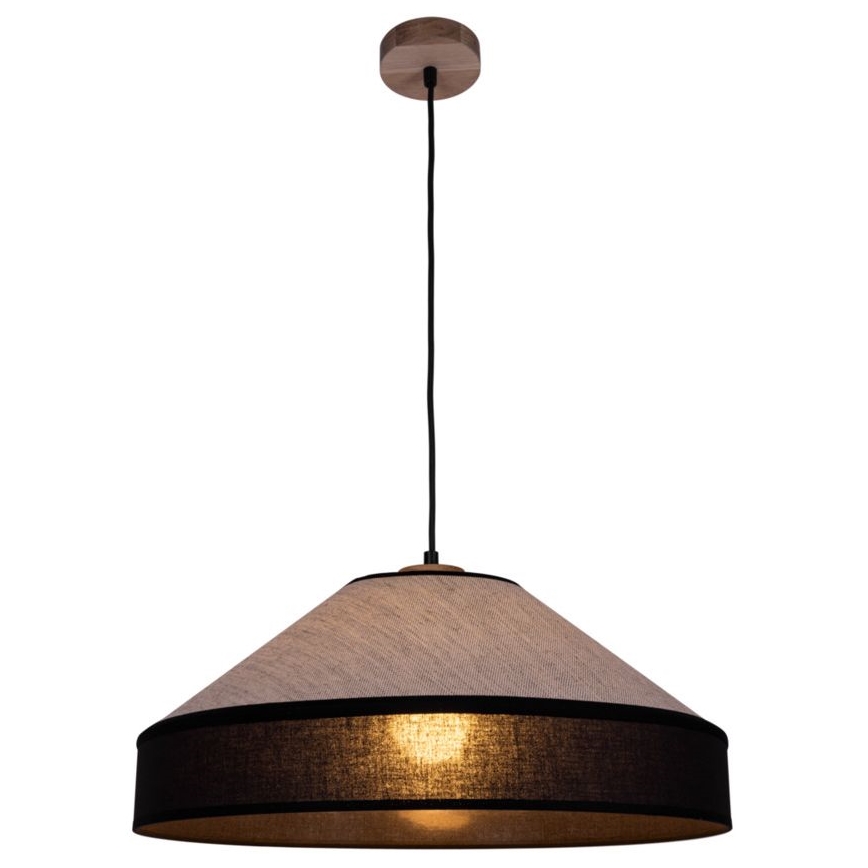 Luster na kabelu AMIGO 1xE27/60W/230V hrast