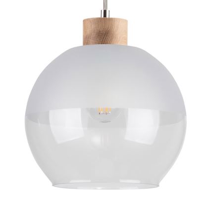 Luster na sajli ALESSANDRO 1xE27/60W/230V hrast