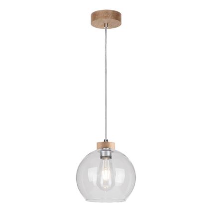 Luster na sajli LAGUNA 1xE27/60W/230V hrast