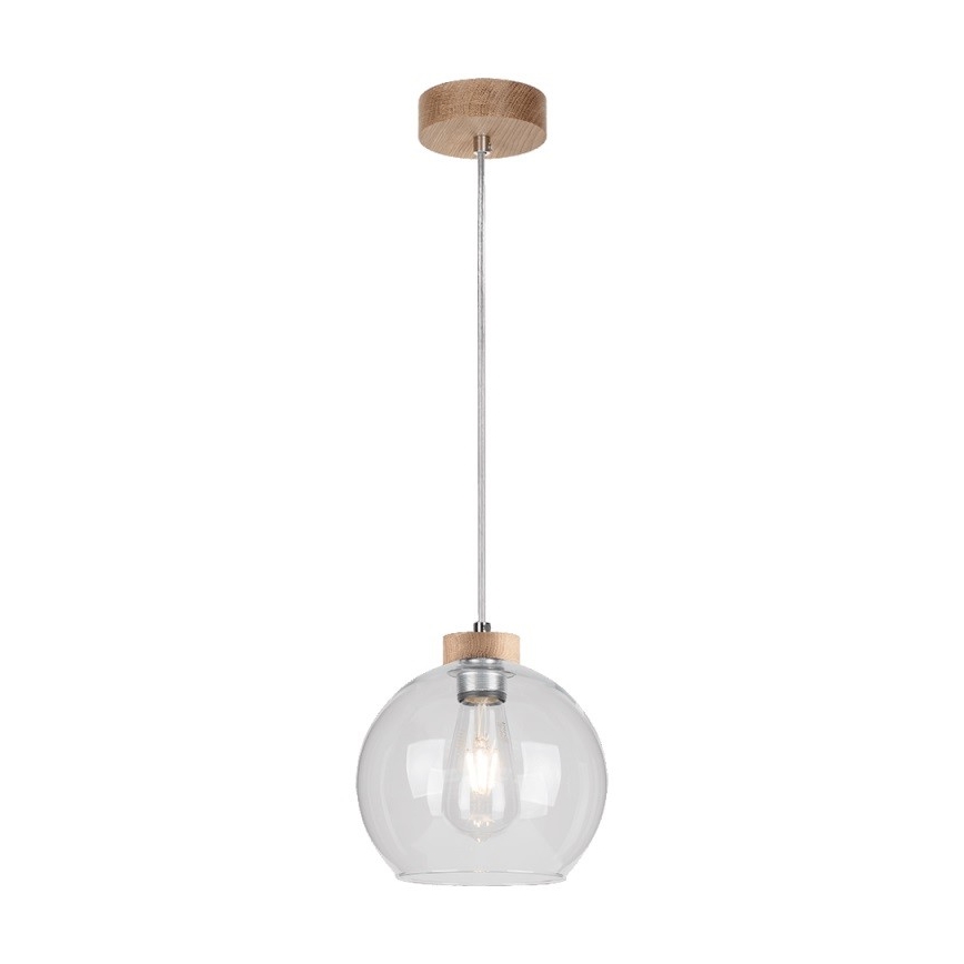 Luster na sajli LAGUNA 1xE27/60W/230V hrast