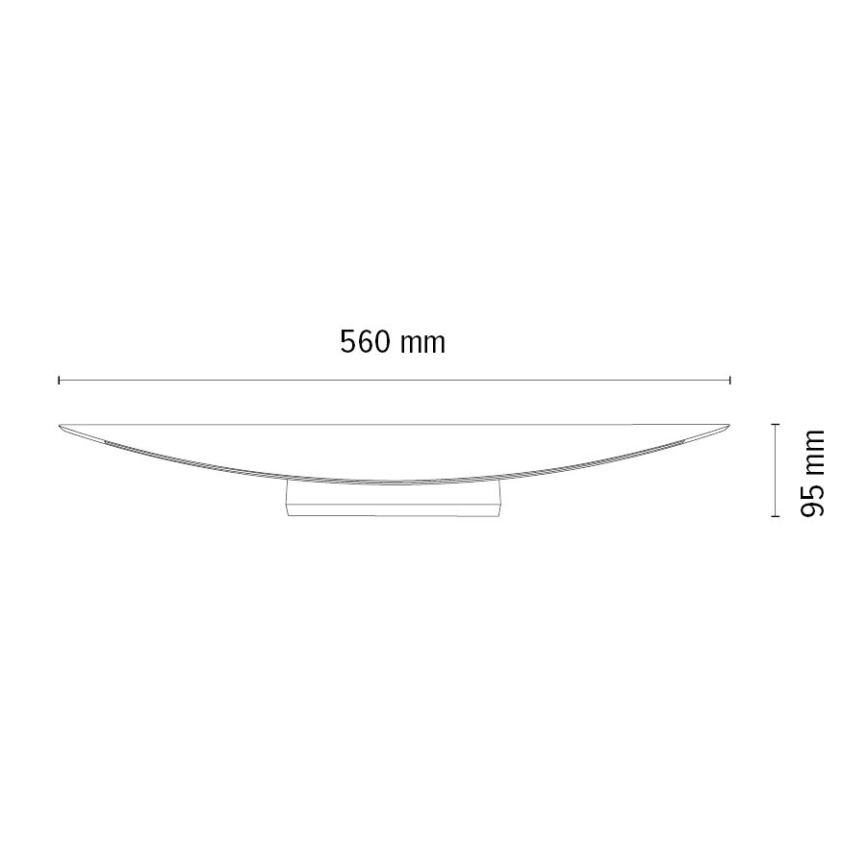 LED Prigušiva zidna svjetiljka DUBAI LED/6,5W/230V hrast – FSC certificirano
