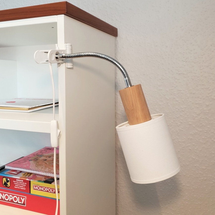 Lampa s kopčom TREEHOUSE 1xE27/25W/230V hrast