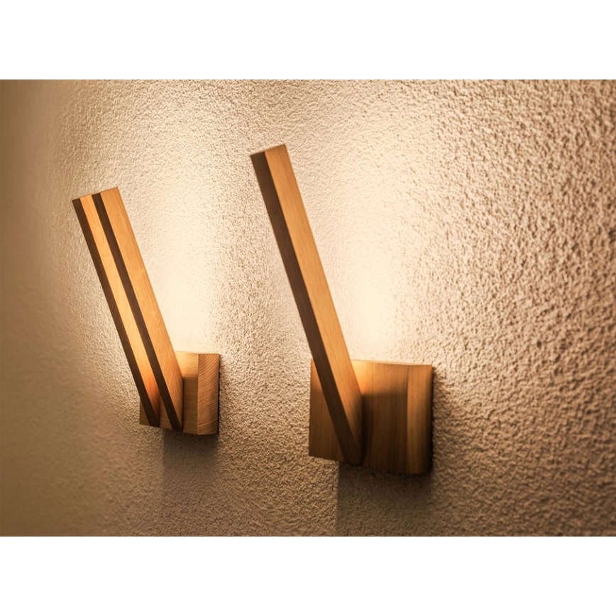 LED Zidna svjetiljka LINUS LED/3W/230V hrast – FSC certificirano