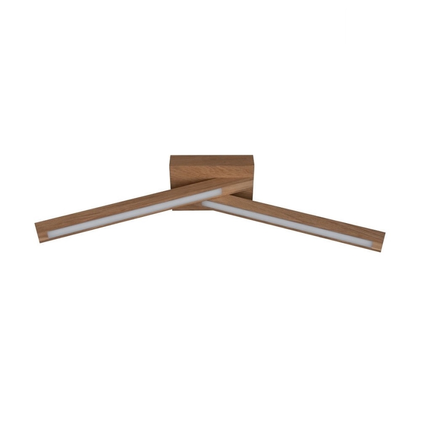 LED Nadgradni luster LINUS 2xLED/4,5W/230V mat hrast