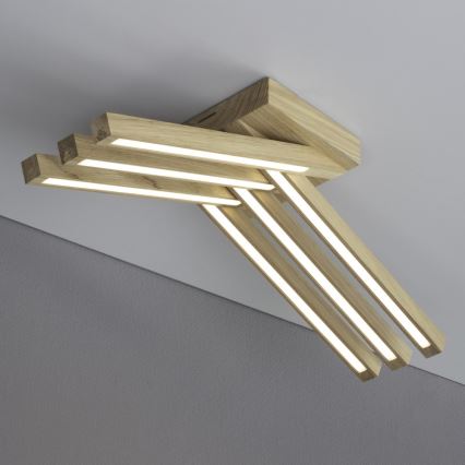 LED stropni luster LINUS 6xLED/4,5W/230V matni hrast