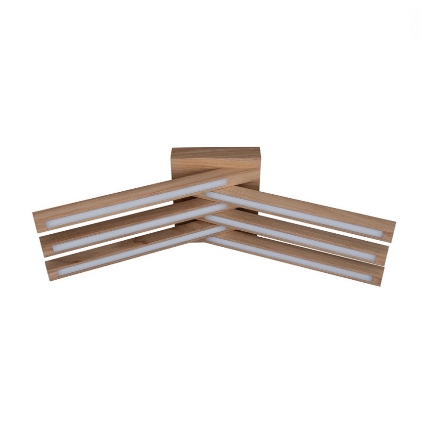 LED stropni luster LINUS 6xLED/4,5W/230V matni hrast