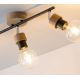 Reflektorska svjetiljka MARJOLAINE 3xE27/25W/230V hrast – FSC certificirano