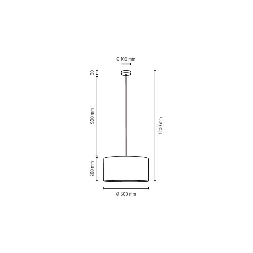 Luster na sajli SCARLETT 1xE27/60W/230V – FSC certificirano
