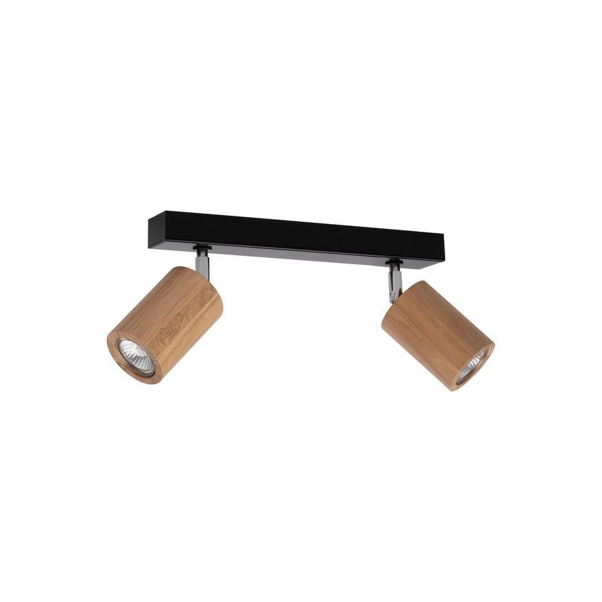 LED Stropna reflektorska svjetiljka MATTI 2xGU10/5W/230V hrast – FSC certificirano