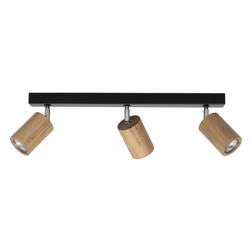 LED Stropna reflektorska svjetiljka MATTI 3xGU10/5W/230V hrast – FSC certificirano