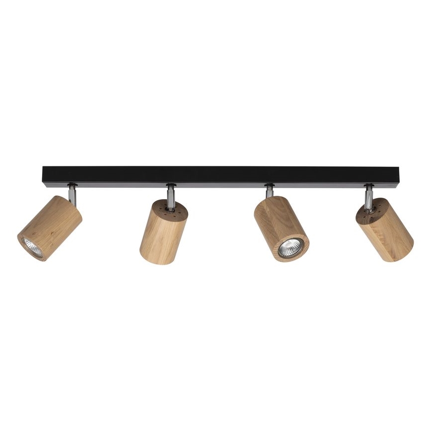 LED Stropna reflektorska svjetiljka MATTI 4xGU10/5W/230V hrast – FSC certificirano