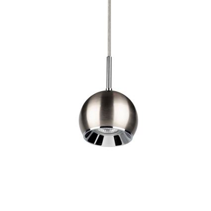 LED Luster na sajli BALL WOOD 1xGU10/5W/230V mat hrast – FSC certificirano