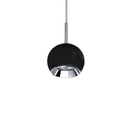LED Luster na sajli BALL WOOD 1xGU10/5W/230V mat hrast