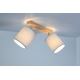 Reflektorska svjetiljka APRILLIA 2xE27/25W/230V hrast siva – FSC certificirano