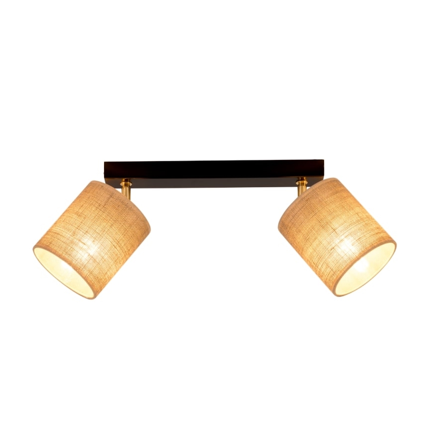 Stropna ugradna svjetiljka JUTE 2xE27/25W/230V