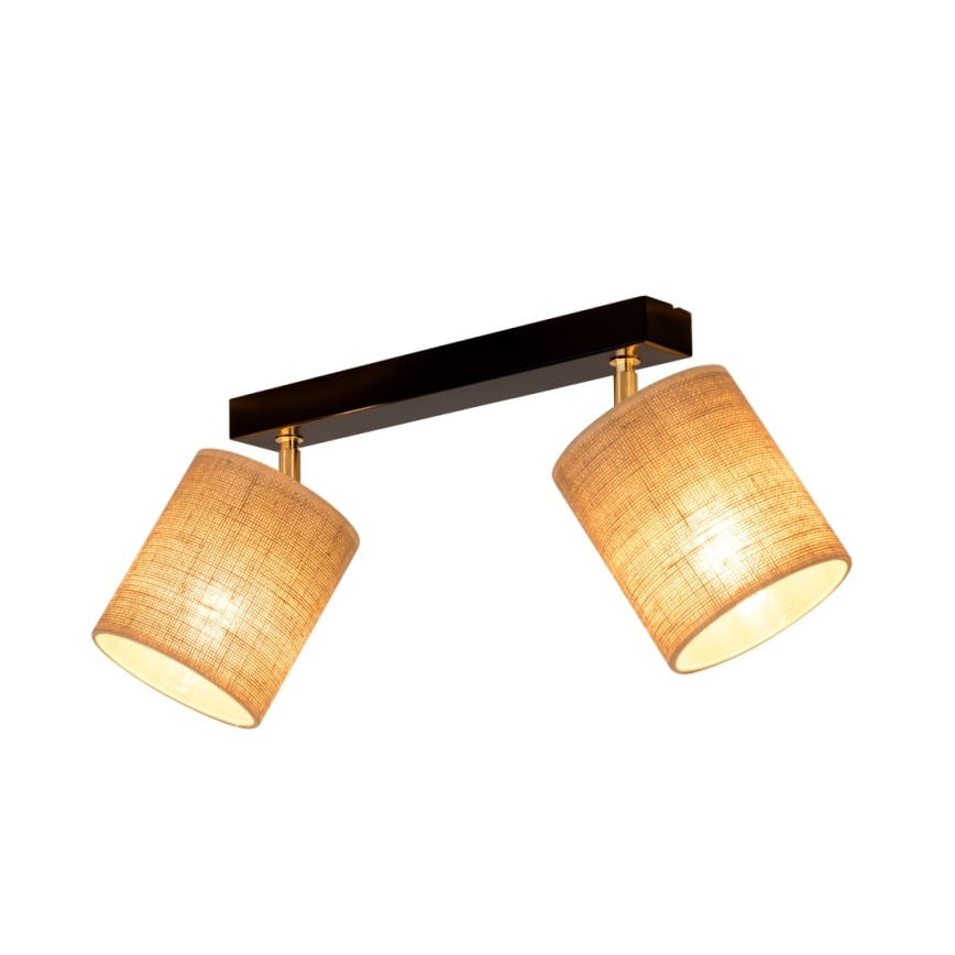 Stropna ugradna svjetiljka JUTE 2xE27/25W/230V