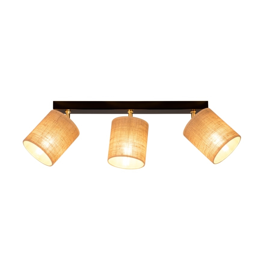 Stropna ugradna svjetiljka JUTE 3xE27/25W/230V