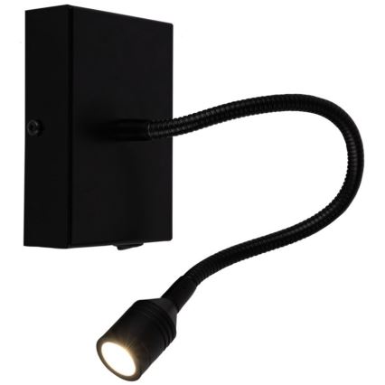 LED Zidna svjetiljka LECTOR LED/2,5W/230V crna