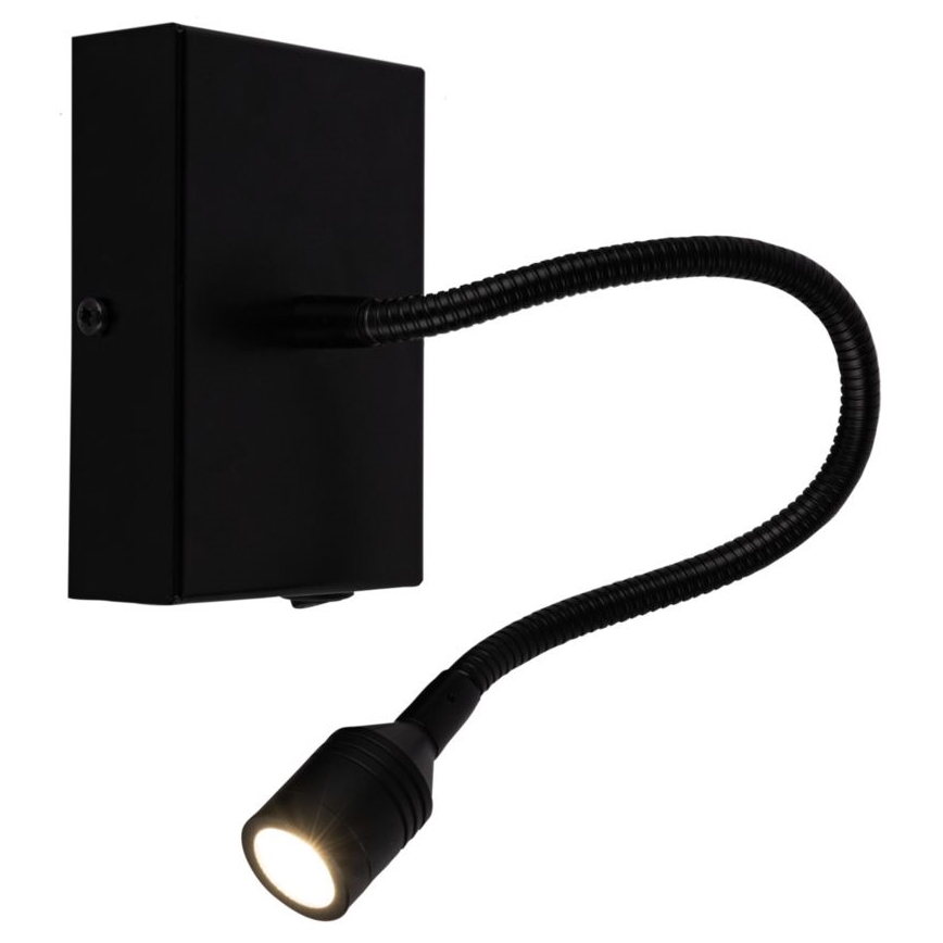 LED Zidna svjetiljka LECTOR LED/2,5W/230V crna
