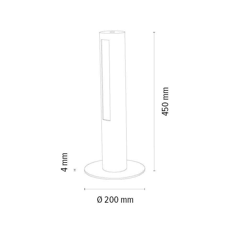 LED Prilagodiva stolna lampa CONOR LED/9W/230V hrast
