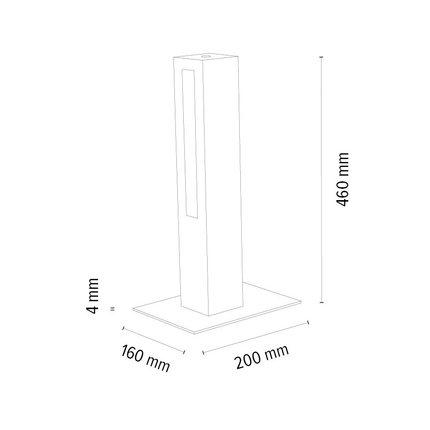 LED Prigušiva stolna lampa LEON LED/9W/230V hrast – FSC certificirano