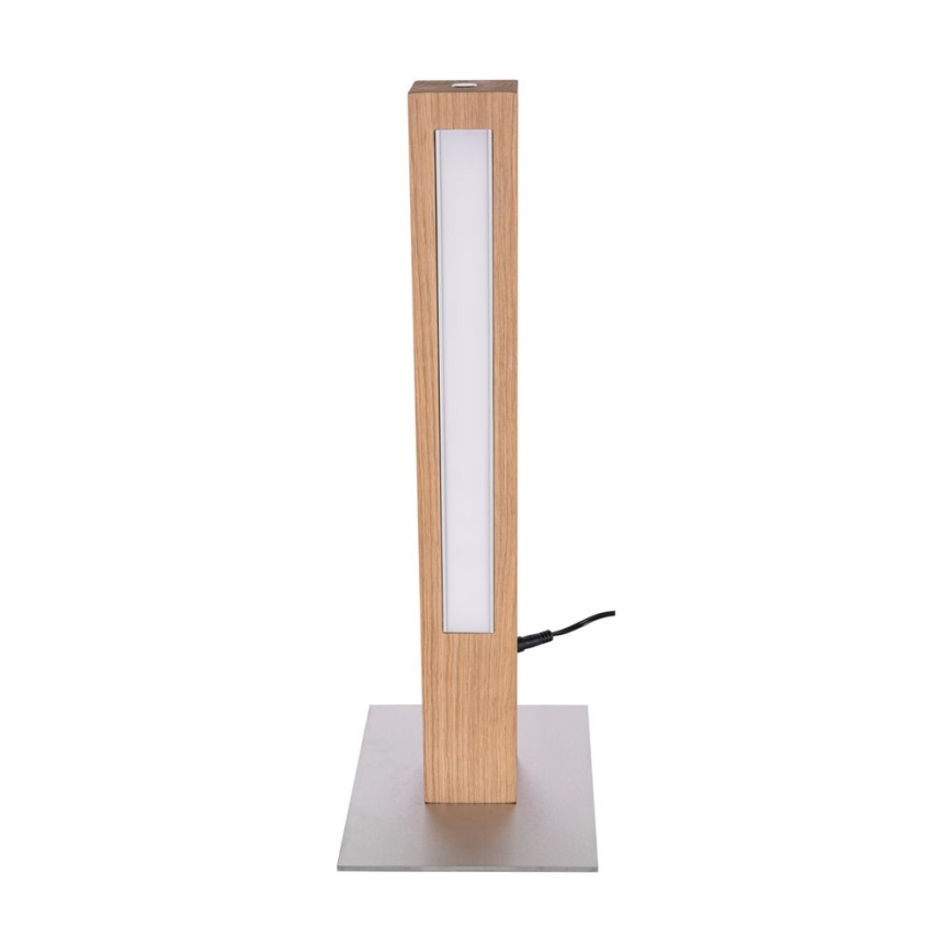 LED Prigušiva stolna lampa LEON LED/9W/230V hrast – FSC certificirano
