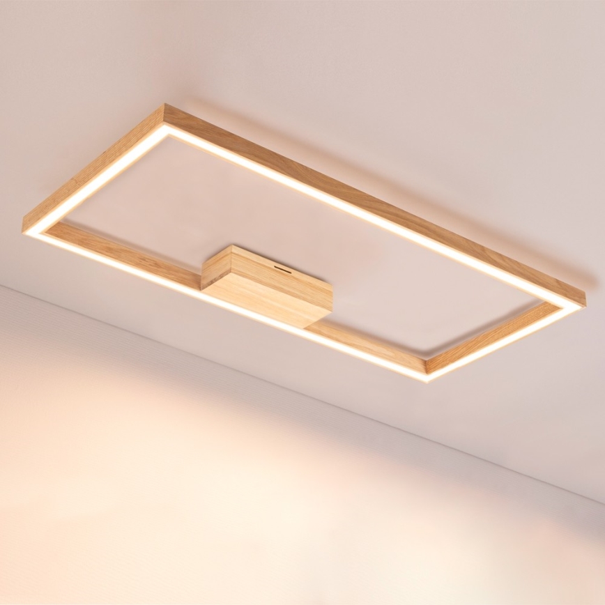 LED Stropna svjetiljka RAMME LED/34W/230V mat hrast – FSC certificirano