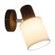 Zidna reflektorska svjetiljka TRENDY 1xE27/15W/230V orah – FSC certificirano