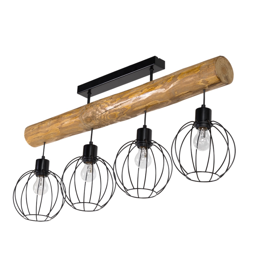 Nadgradni luster BERIS 4xE27/25W/230V bor