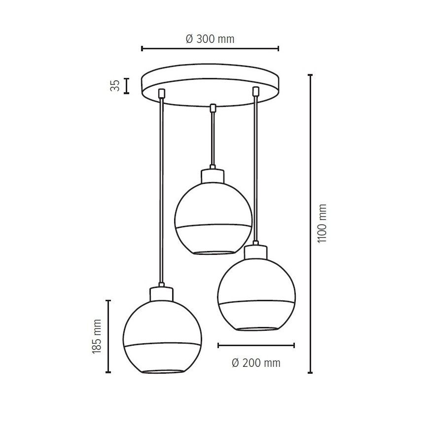 Zamjensko staklo LINEA pr. 20 cm