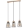 Spot-Light - Luster na sajli ORAZIO 3xE27/60W/230V hrast