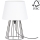 Spot-Light - Stolna lampa MANGOO 1xE27/40W/230V bijela/crna – FSC certificirano