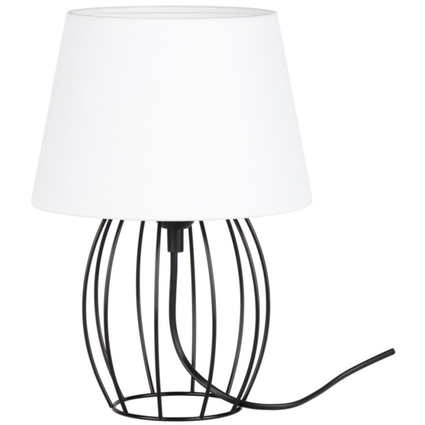 Spot-Light - Stolna lampa MANGOO 1xE27/40W/230V bijela/crna