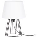 Spot-Light - Stolna lampa MANGOO 1xE27/40W/230V bijela/crna