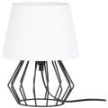 Spot-Light - Stolna lampa MANGOO 1xE27/40W/230V bijela/crna