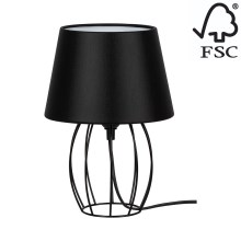 Spot-Light - Stolna lampa MANGOO 1xE27/40W/230V crna – FSC certificirano