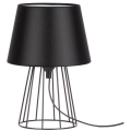 Spot-Light - Stolna lampa MANGOO 1xE27/40W/230V crna