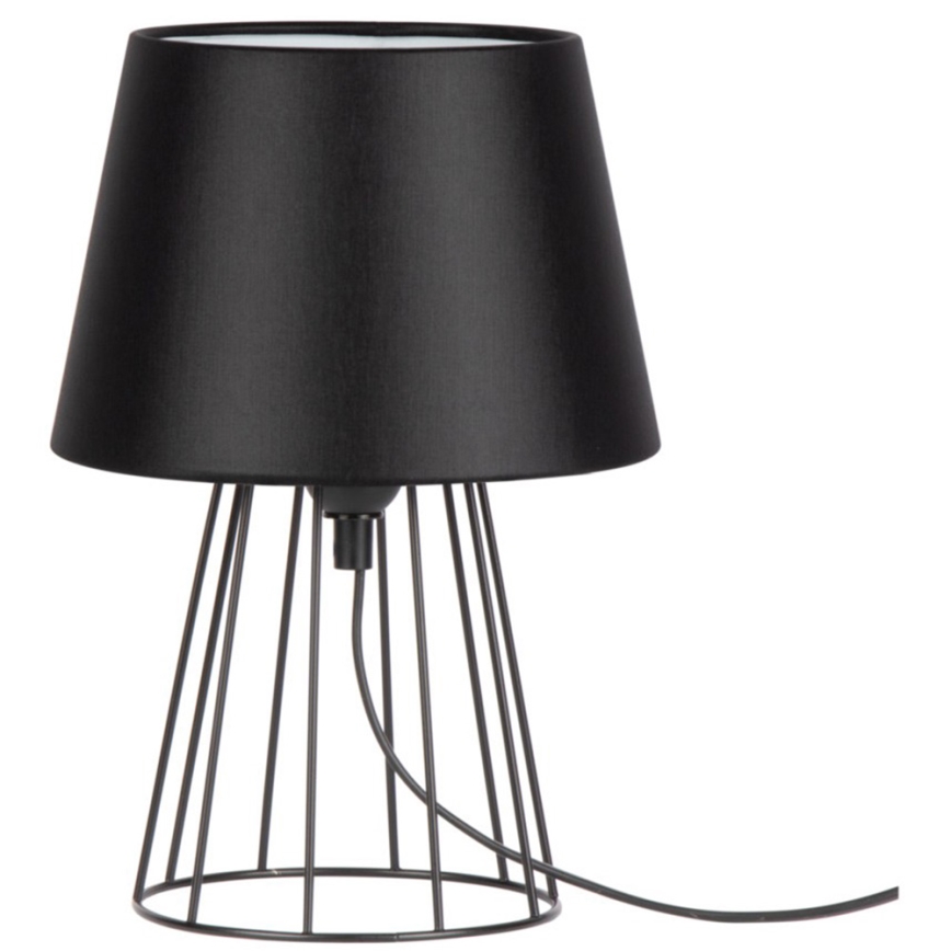 Spot-Light - Stolna lampa MANGOO 1xE27/40W/230V crna
