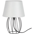 Spot-Light - Stolna lampa MANGOO 1xE27/40W/230V siva/crna