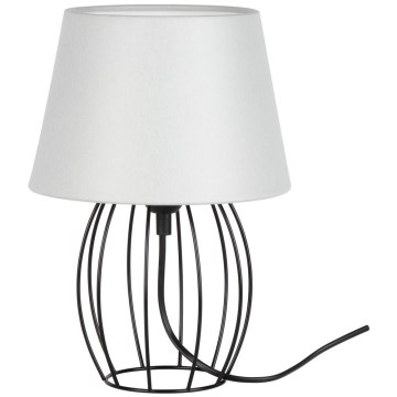 Spot-Light - Stolna lampa MANGOO 1xE27/40W/230V siva/crna