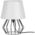 Spot-Light - Stolna lampa MANGOO 1xE27/40W/230V siva/crna