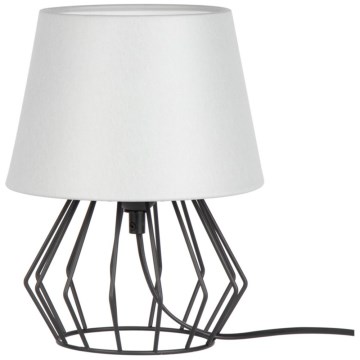 Spot-Light - Stolna lampa MANGOO 1xE27/40W/230V siva/crna