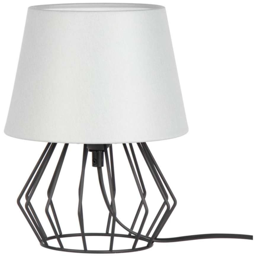 Spot-Light - Stolna lampa MANGOO 1xE27/40W/230V siva/crna