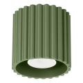 Spot svjetiljka AURA 1xGU10/10W/230V Ø 10 cm zelena