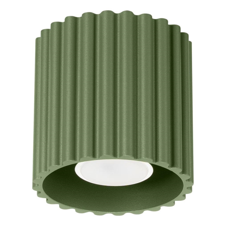 Spot svjetiljka AURA 1xGU10/10W/230V Ø 10 cm zelena