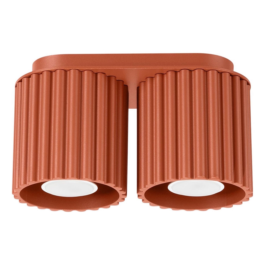 Spot svjetiljka AURA 2xGU10/10W/230V narančasta