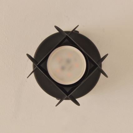 Spot svjetiljka GAMBIT 1xGU10/10W/230V crna