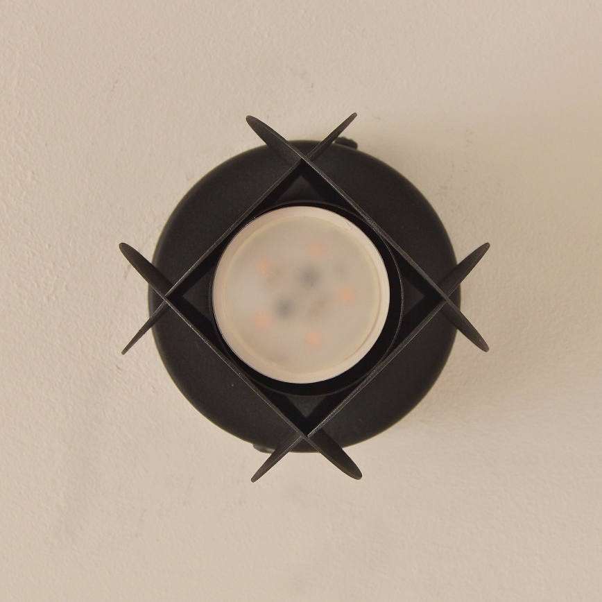 Spot svjetiljka GAMBIT 1xGU10/10W/230V crna