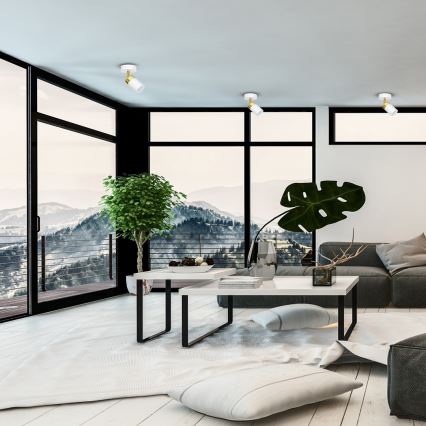 Spot svjetiljka JOKER 1xGU10/25W/230V bijela/zlatna